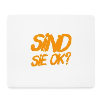 wie ist ihr Befinden? - Mousepad (Querformat) - Weiß - Vorne