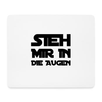 ich mag deine Augen - Mousepad (Querformat) - Weiß - Vorne