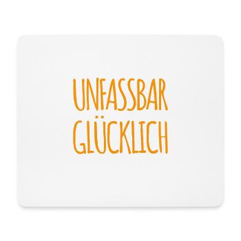 ich bin gut gelaunt - Mousepad (Querformat) - Weiß - Vorne