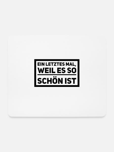 es war sehr schön - Mousepad (Querformat) - Weiß