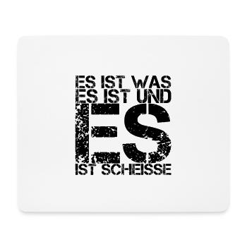 ich bin schlecht gelaunt - Mousepad (Querformat) - Weiß - Vorne