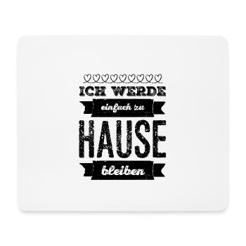 Partys sind out - Mousepad (Querformat) - Weiß - Vorne