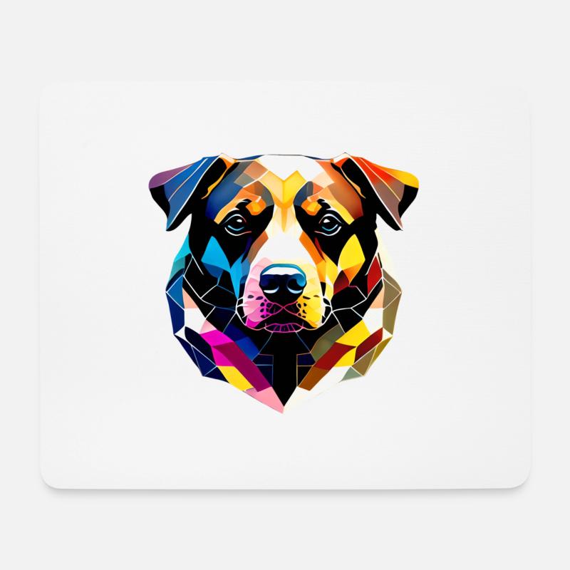 Schäferhund Hundehalter Hund Hunde Hundebesitzer - Mousepad (Querformat) - Weiß