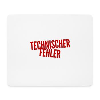hier ist was faul - Mousepad (Querformat) - Weiß - Vorne