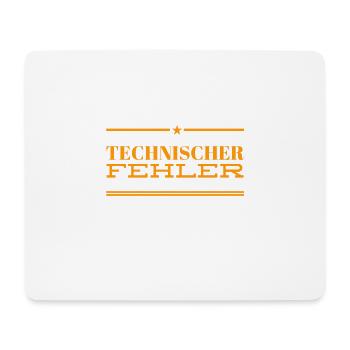 es geht nicht mehr - Mousepad (Querformat) - Weiß - Vorne