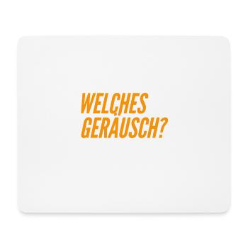 ich kann nichts hören - Mousepad (Querformat) - Weiß - Vorne