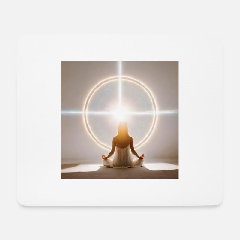 Spiritualität - Mousepad (Querformat) - Weiß