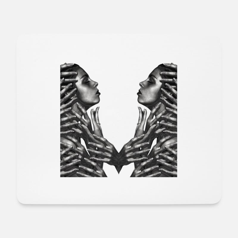 Alkbrenner Girls - Mousepad (Querformat) - Weiß