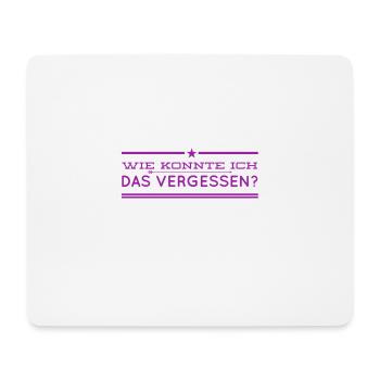 ich bin konfus - Mousepad (Querformat) - Weiß - Vorne