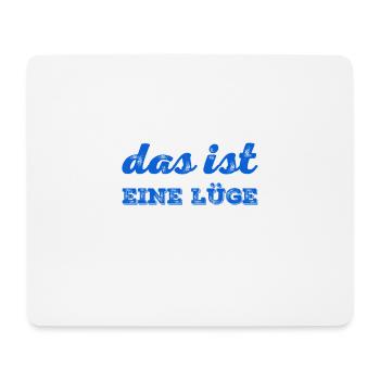 ich mag keine Lügen - Mousepad (Querformat) - Weiß - Vorne