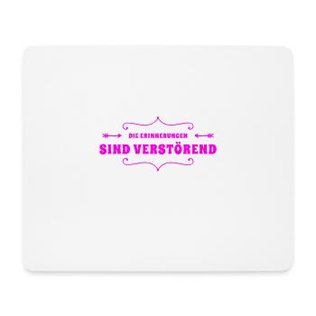 verstörende Erinnerungen - Mousepad (Querformat) - Weiß - Vorne