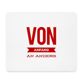ich bin einmalig - Mousepad (Querformat) - Weiß - Vorne