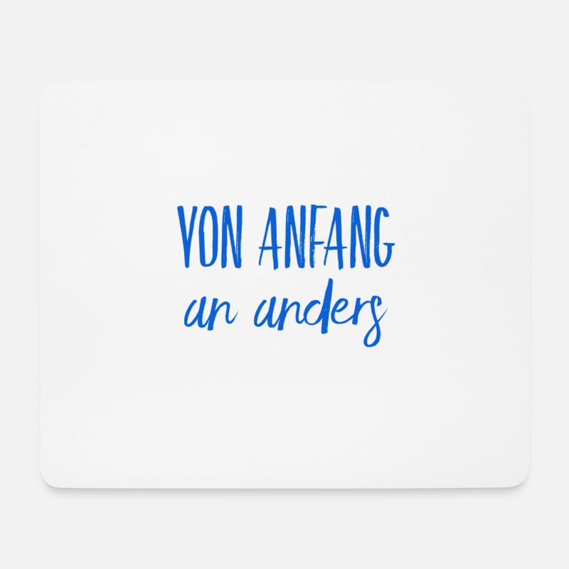 ich bin individuell - Mousepad (Querformat) - Weiß
