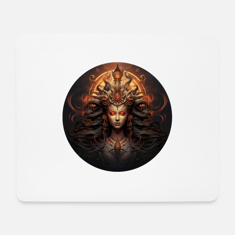 Mysterious Goddess - Mouse Pad (horizontal) - white
