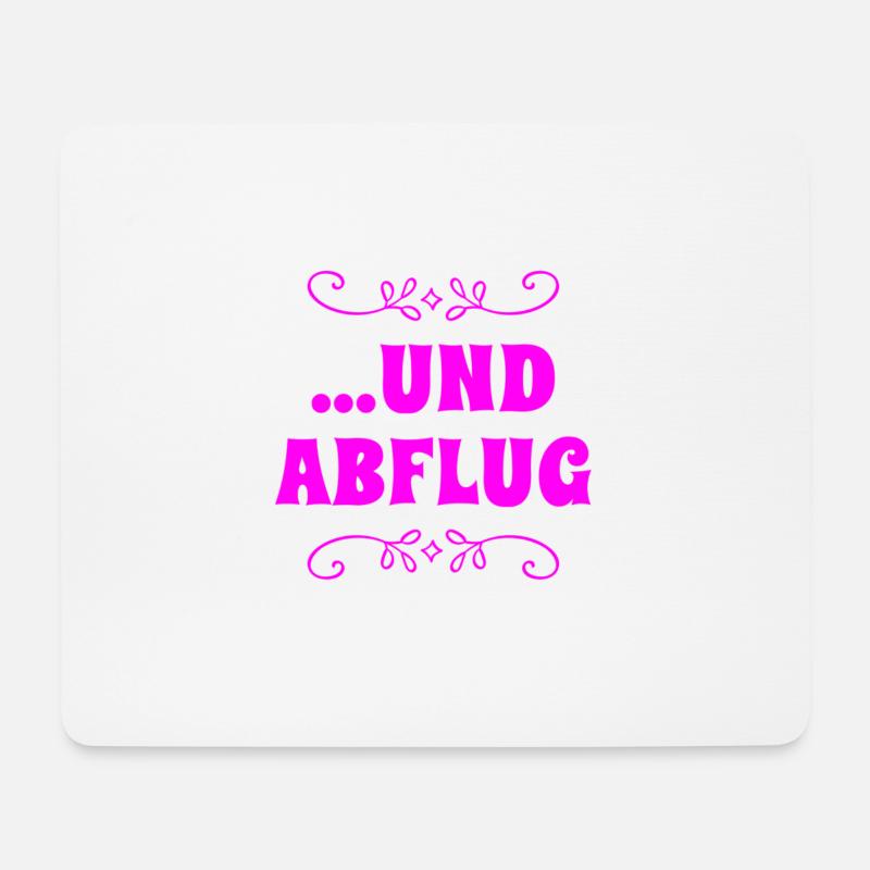 los geht`s - Mousepad (Querformat) - Weiß
