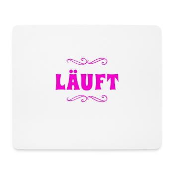 es geht voran - Mousepad (Querformat) - Weiß - Vorne