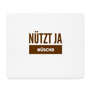 die richtige Haltung - Mousepad (Querformat) - Weiß - Vorne