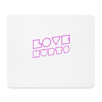 Liebe ist nicht leicht - Mousepad (Querformat) - Weiß - Vorne