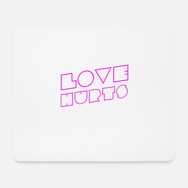 Love ain't easy - Mouse Pad (horizontal) - white