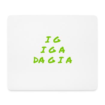 ich verschwinde - Mousepad (Querformat) - Weiß - Vorne