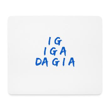 dann geh ich auch - Mousepad (Querformat) - Weiß - Vorne