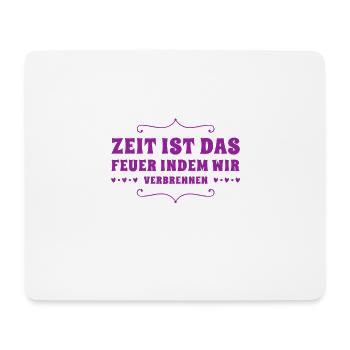 die Tragik des Vergänglichen - Mousepad (Querformat) - Weiß - Vorne