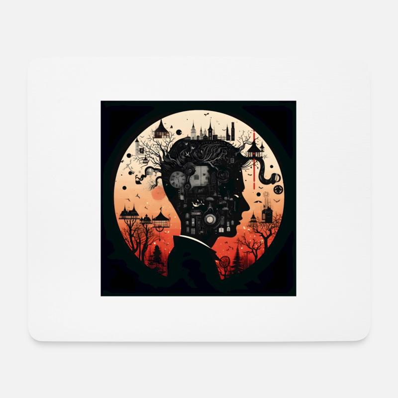 Kafka - Mouse Pad (horizontal) - white