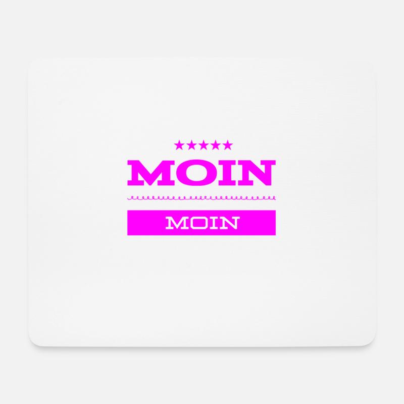 sanfte Grüße - Mousepad (Querformat) - Weiß