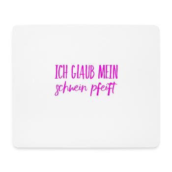 ich kann es nicht glauben - Mousepad (Querformat) - Weiß - Vorne