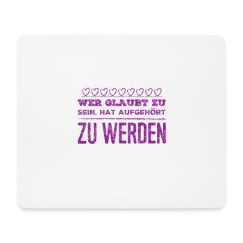 we evolve - Mouse Pad (horizontal) - white - Front