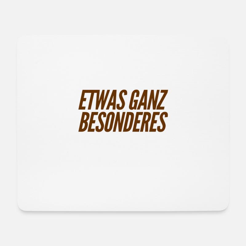 ich bin besonders - Mousepad (Querformat) - Weiß