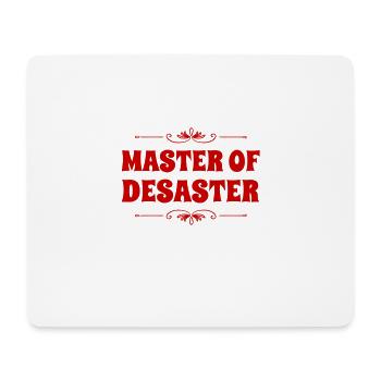 ich liebe das Chaos - Mousepad (Querformat) - Weiß - Vorne