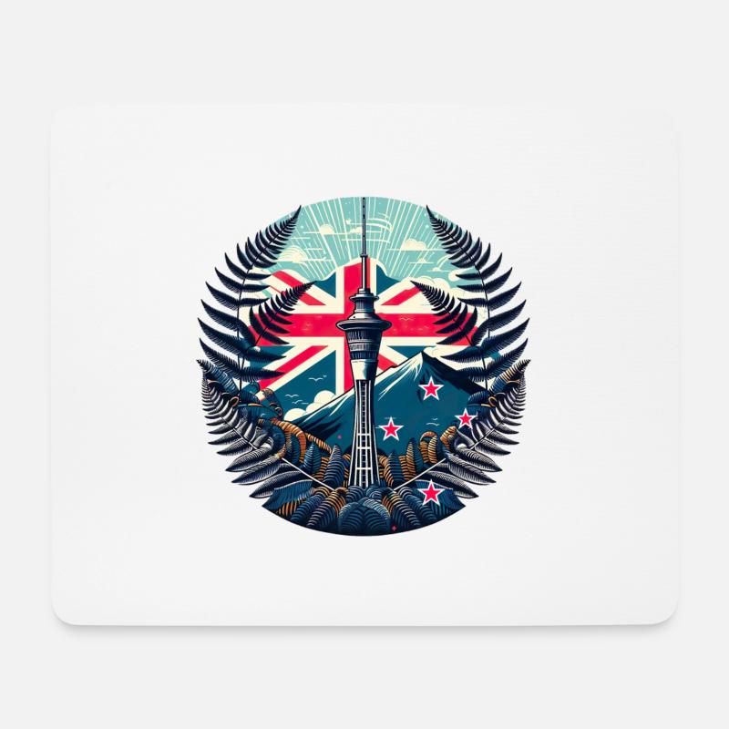 Neuseeland Aotearoa Kiwi 15 - Mousepad (Querformat) - Weiß