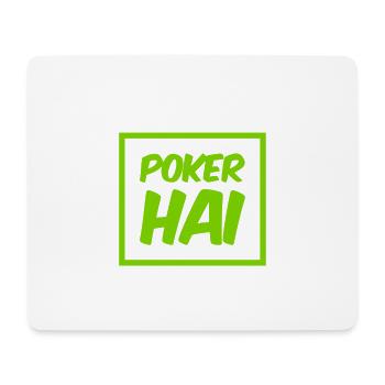 Pokerhai - Mousepad (Querformat) - Weiß - Vorne