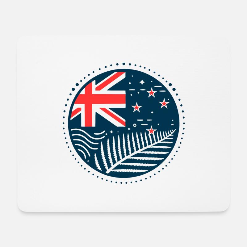 Neuseeland Aotearoa Kiwi 7 - Mousepad (Querformat) - Weiß