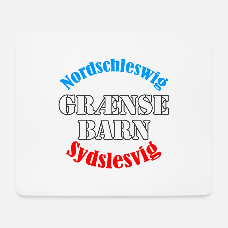 graense barn - Grenzkind - Mousepad (Querformat) - Weiß