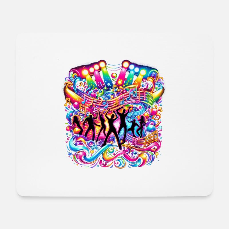 Klangwelle Tanzfest – Musikalische Lebenskunst - Mousepad (Querformat) - Weiß