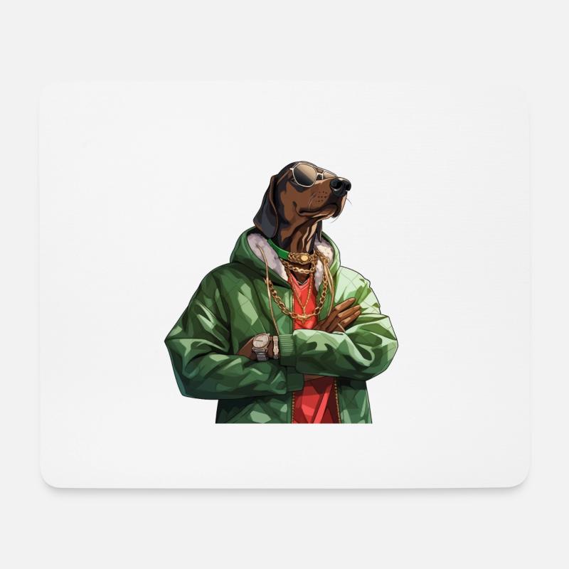 Snoop Dog - Mousepad (Querformat) - Weiß