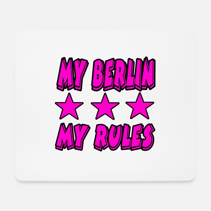 Berlin - Mousepad (Querformat) - Weiß