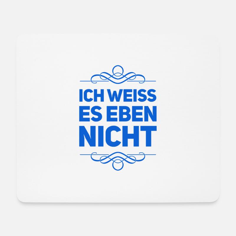 unsuspecting - Mouse Pad (horizontal) - white