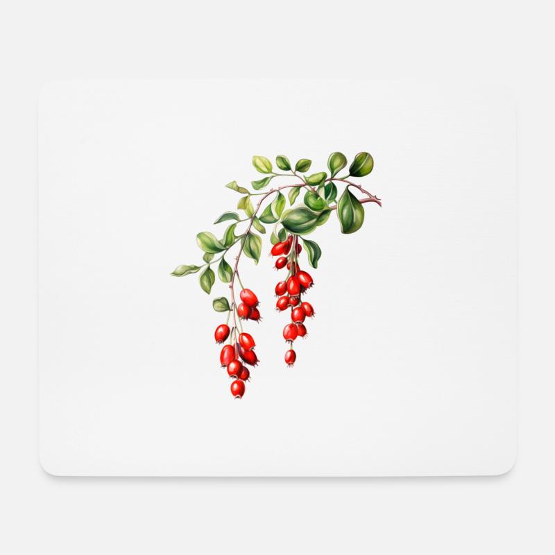 Mistelzweig-Magie - Mousepad (Querformat) - Weiß