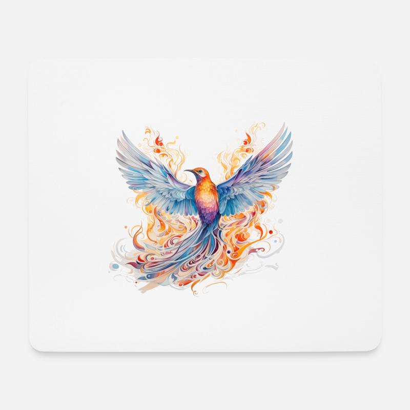 Paradise Bird - Mouse Pad (horizontal) - white