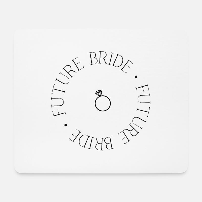 Future Bride - Mousepad (Querformat) - Weiß