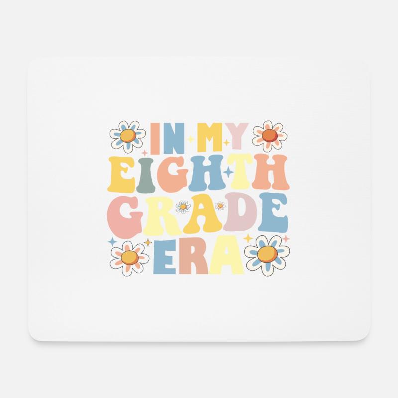 Lehrerschüler in meiner 8. und achten Klasse - Mousepad (Querformat) - Weiß