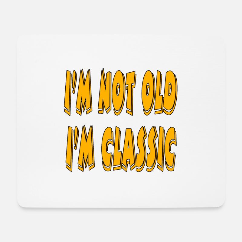 Auto - Mousepad (Querformat) - Weiß
