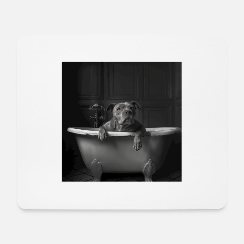 Pitbull - Mouse Pad (horizontal) - white