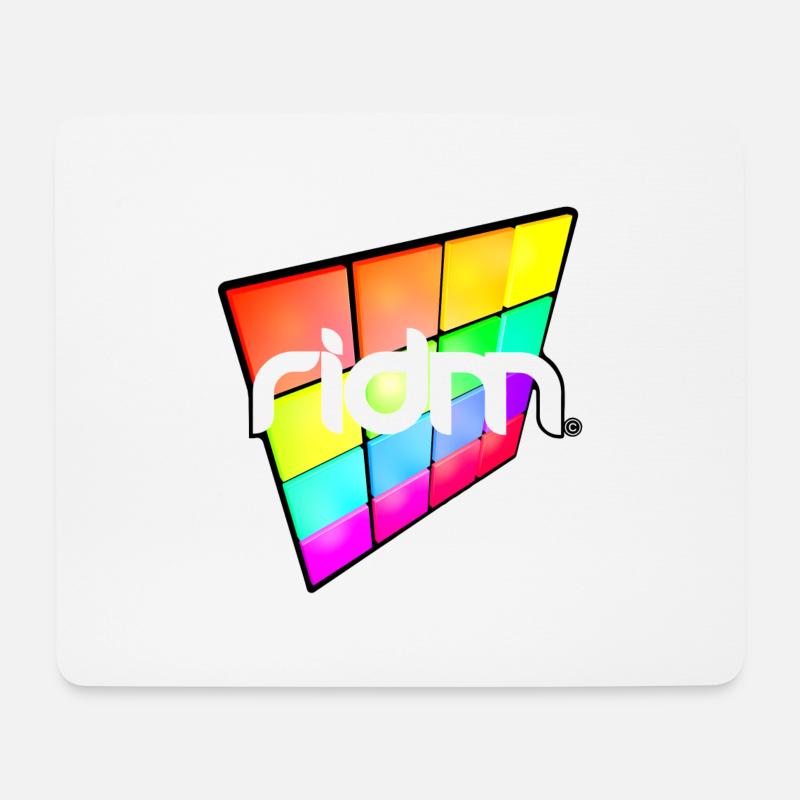 ridm midi - Mousepad (Querformat) - Weiß