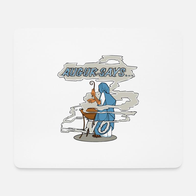 Augur Say's No - Mousepad (Querformat) - Weiß