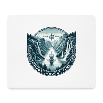 Epische Fjordexpedition - Mousepad (Querformat) - Weiß - Vorne