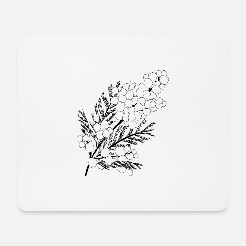 Mimosa - Mouse Pad (horizontal) - white